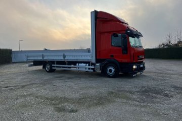 EUROCARGO 250 KM * Skrzynia z burtami długość 7,7metra *