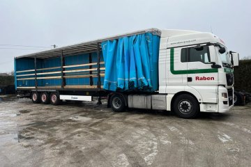 Firanka*Mało używana*Sprowadzona * Naczepa firanka z windą załadunkową