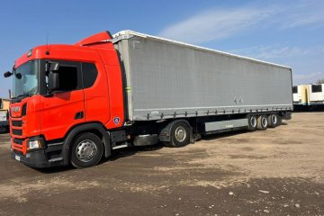 Firanka pół mega VARIO * FULL OPCJA* Dwie osie podnoszone * ADR pasek